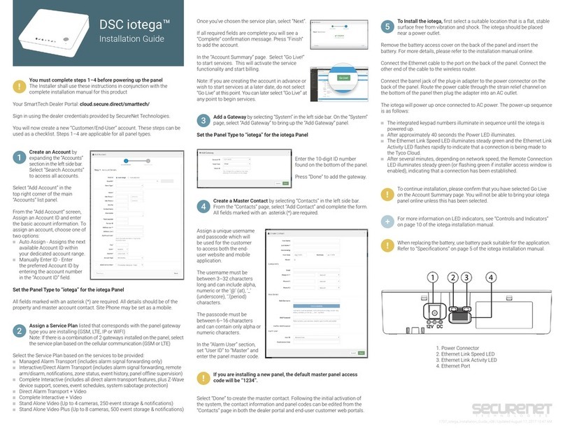 DSC iOtega User manual