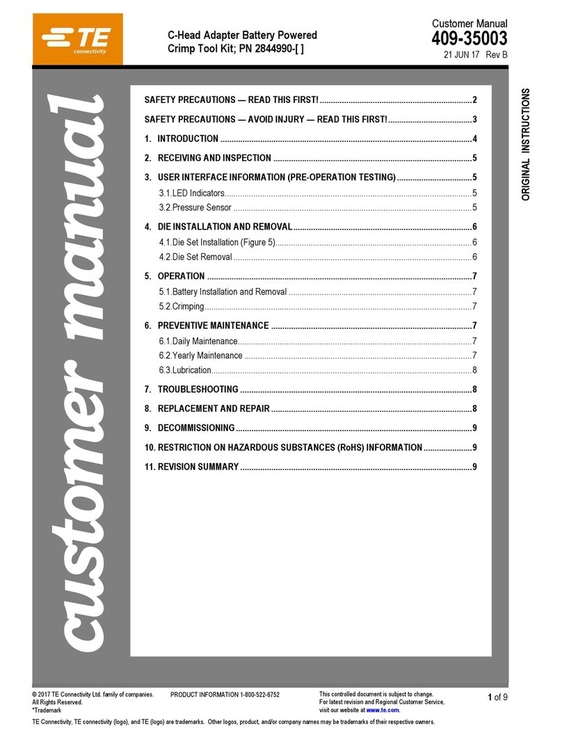 TE Connectivity 2844990-1 Reference guide