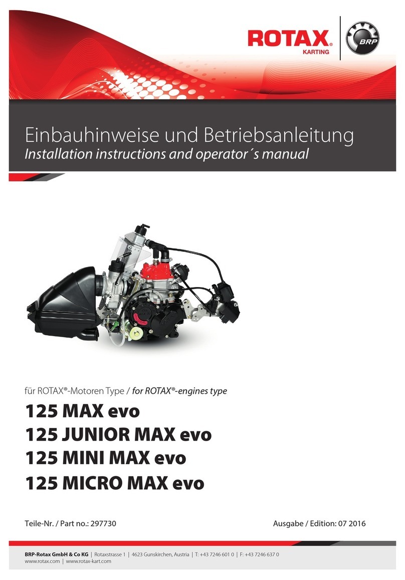 Rotax 125 MAX evo Operation and maintenance manual