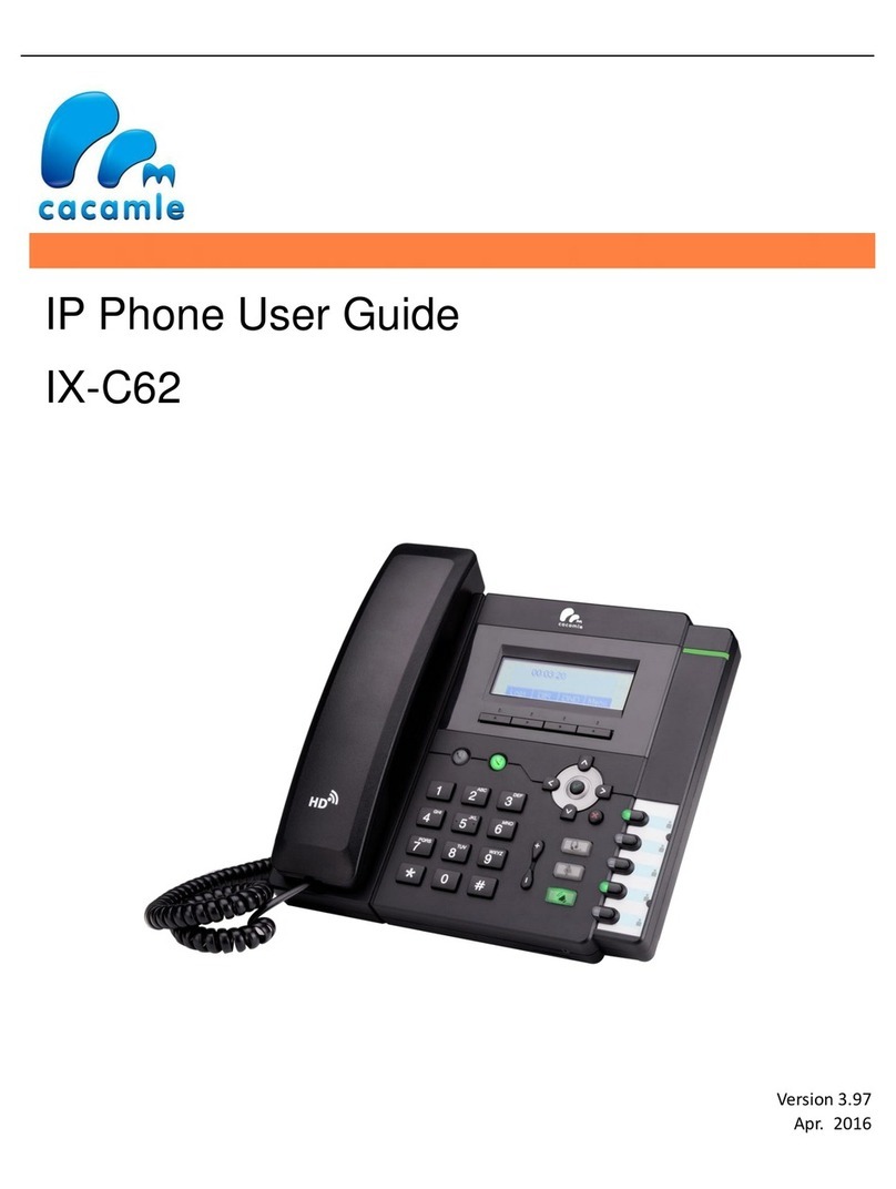 Cacamle IX-C62 user guide