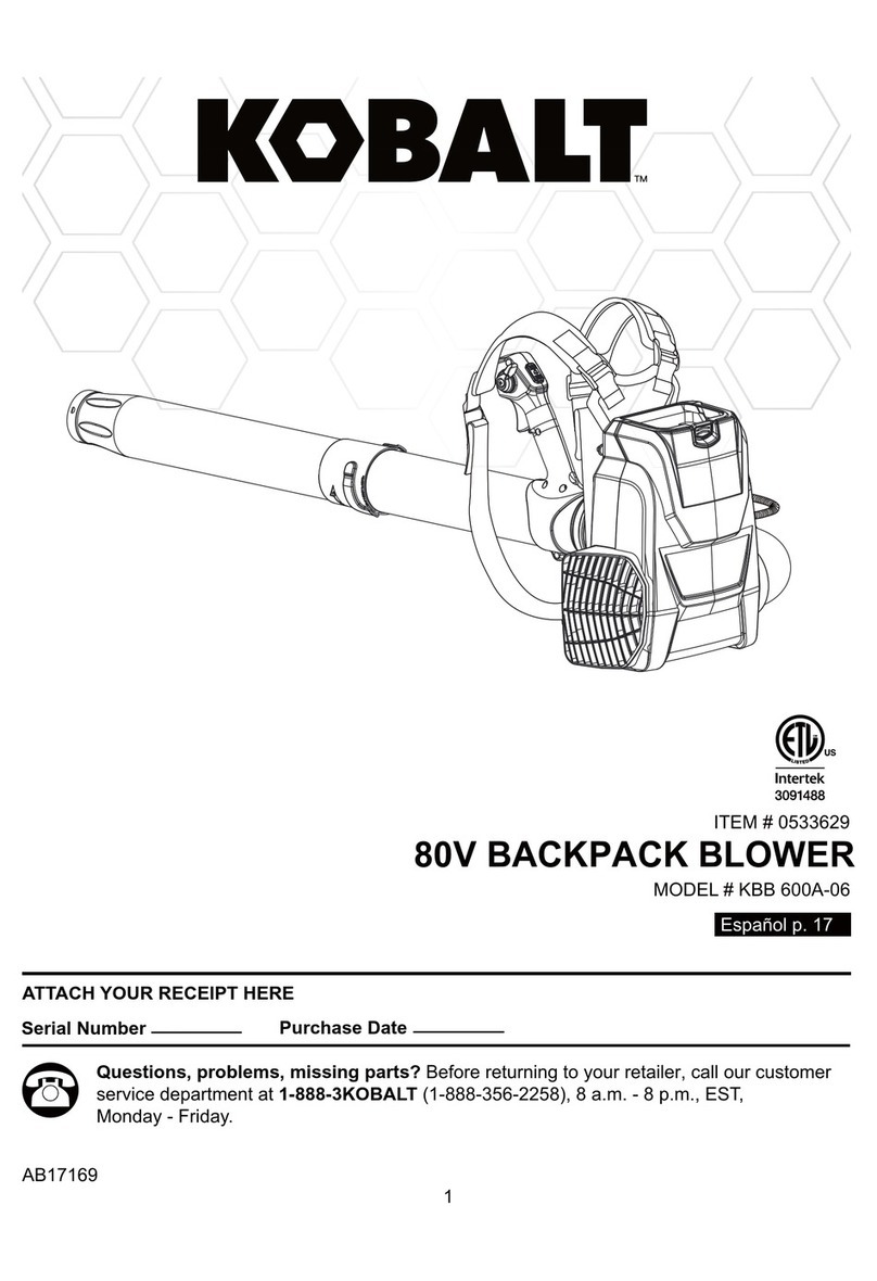 Kobalt 0533629 User manual