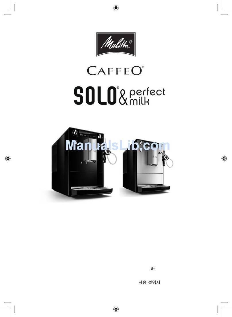 Melitta Caffeo Solo & Perfect Milk User manual