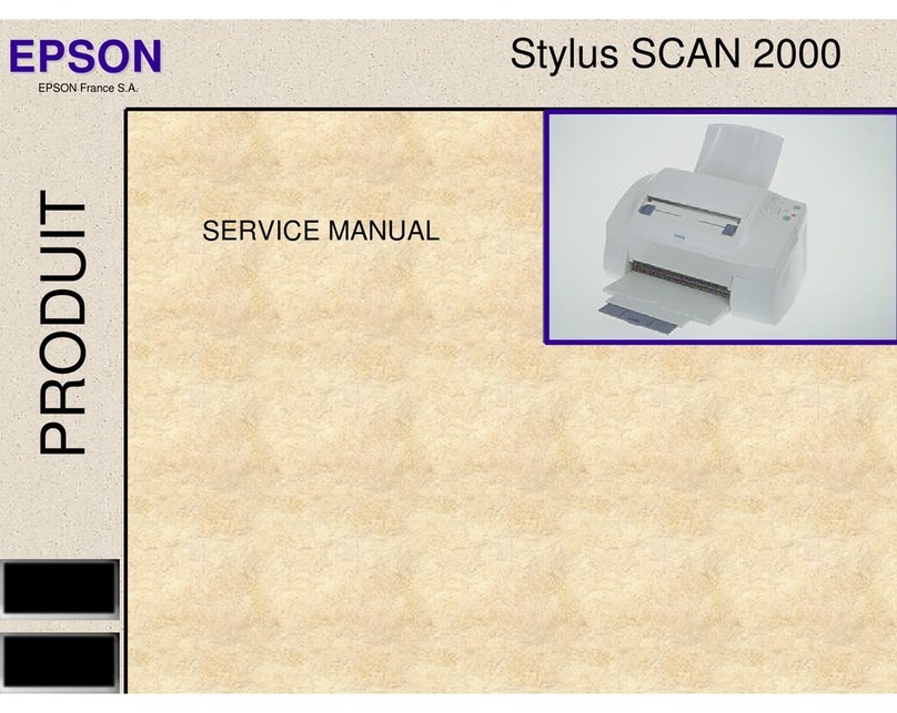 Epson Stylus Scan 2000 User manual