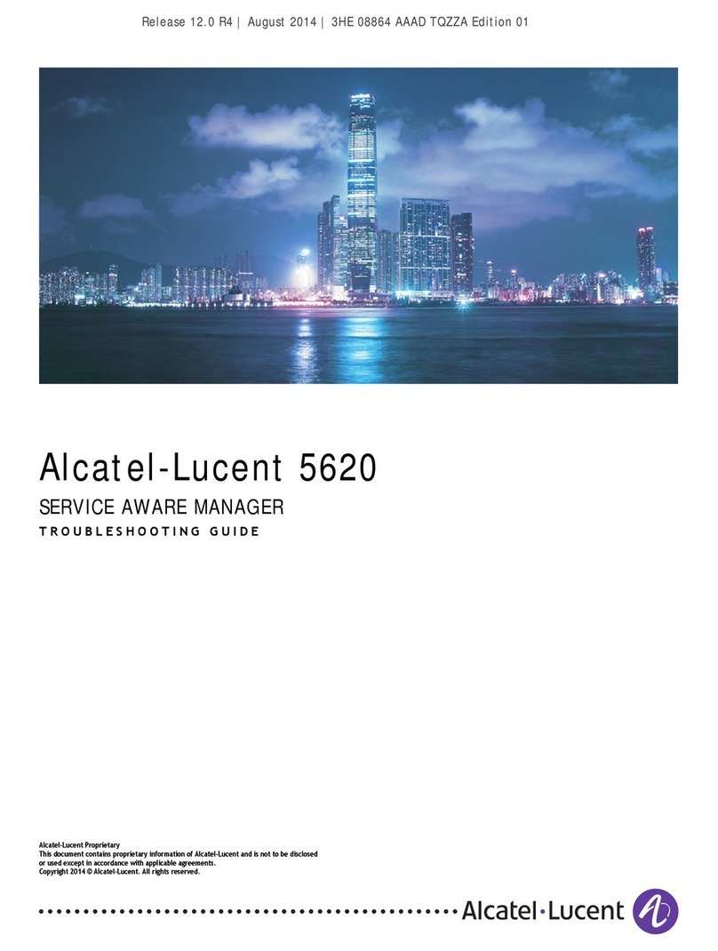 Alcatel-Lucent 5620 troubleshooting guide