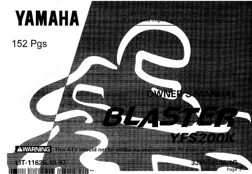 Yamaha Blaster YSF200K User manual