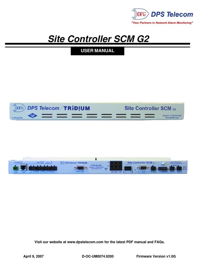 DPS Telecom SCM G2 User manual