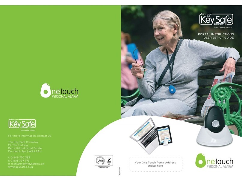 Key Safe ONE TOUCH Instructions and user set-up guide