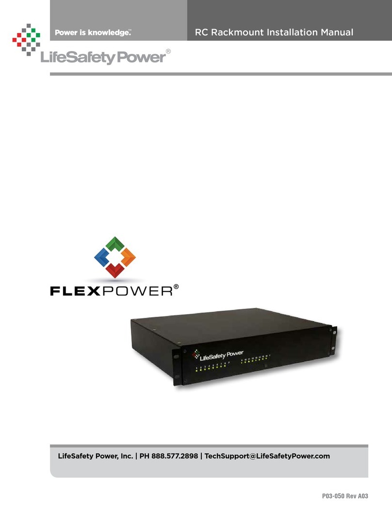 LifeSafety Power FLEXPOWER RC75 Series User manual