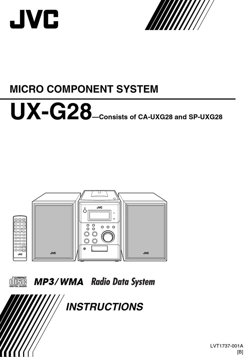 JVC UXG28 - UX G28 Micro System instructions