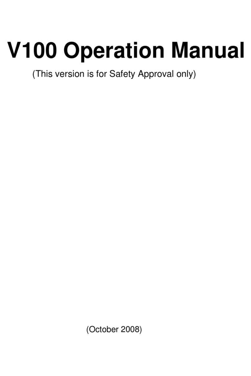 Getac V100 Operation manual