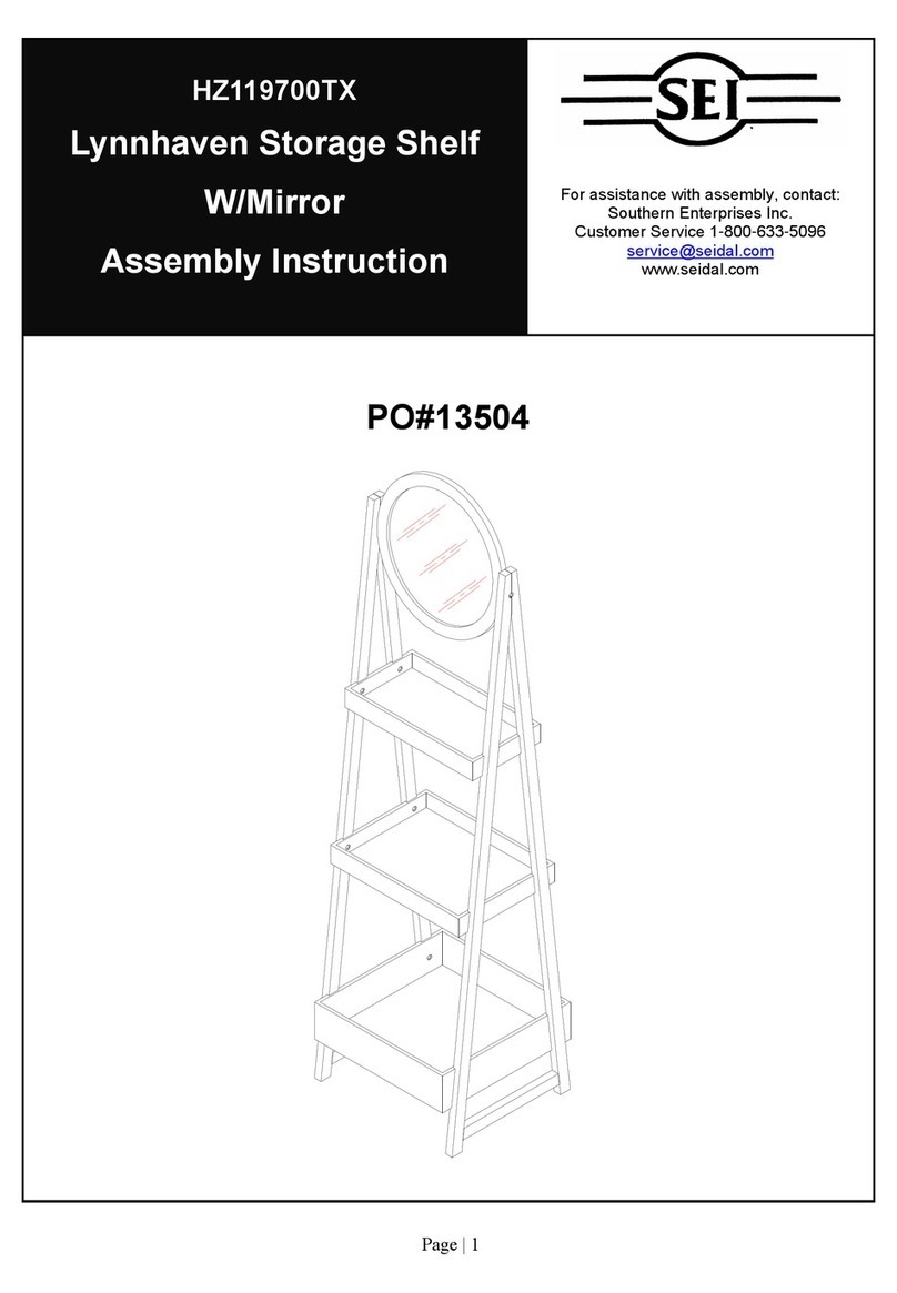 SEI HZ119700TX Assembly instruction