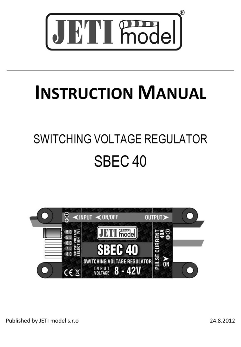 Jeti SBEC 40 instruction manual