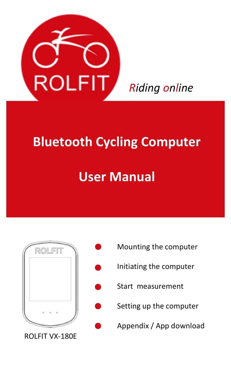 Rolfit VX-180E user manual