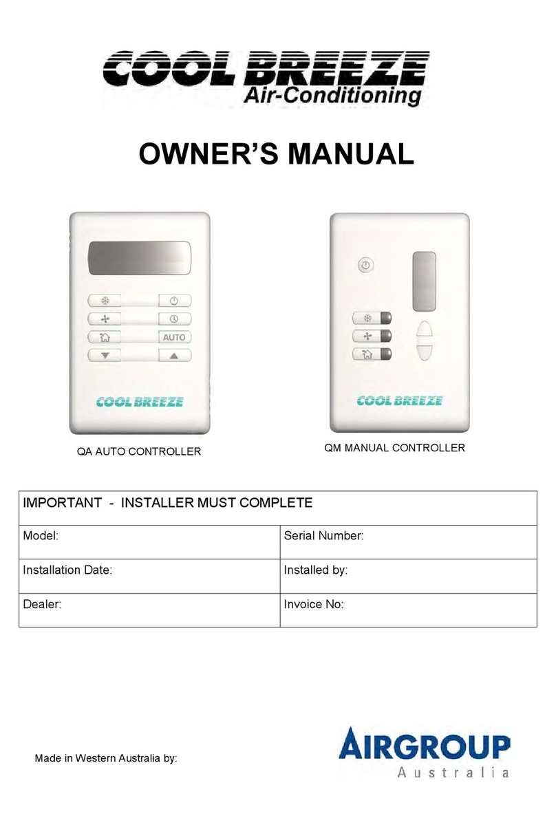 coolbreeze QA AUTO owner's manual