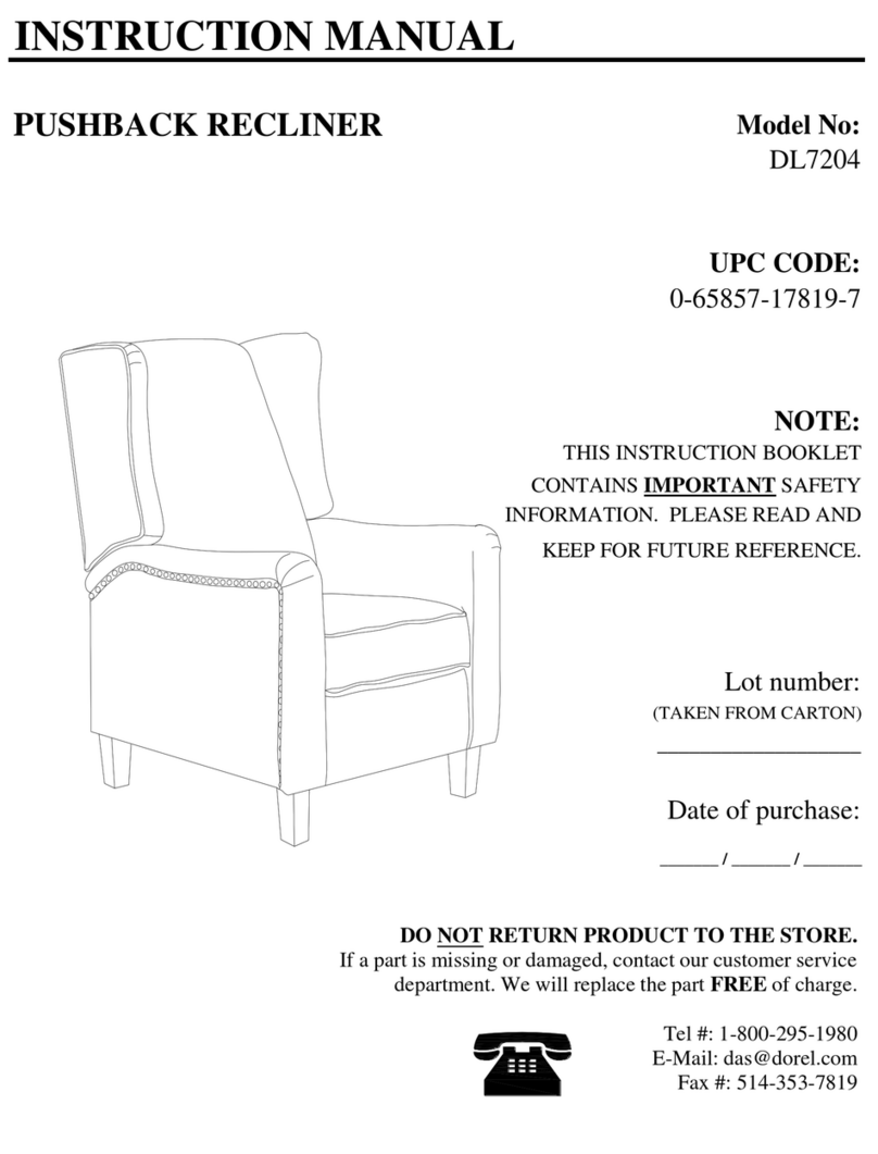 Dorel KPC PHB-C61 Instruction booklet