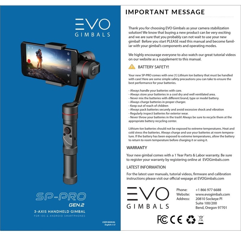 Evo SP-PRO user manual