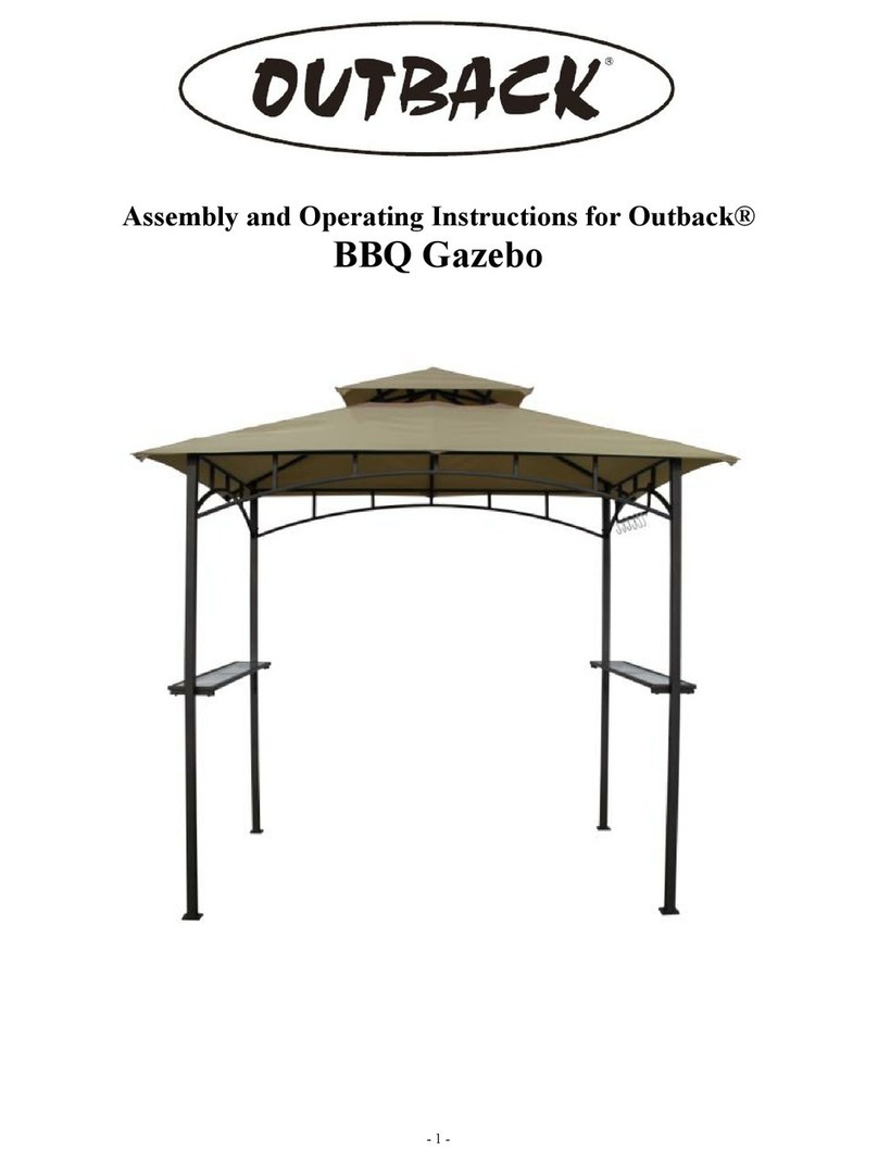 Outback O/B370612 Assembly and operating instructions