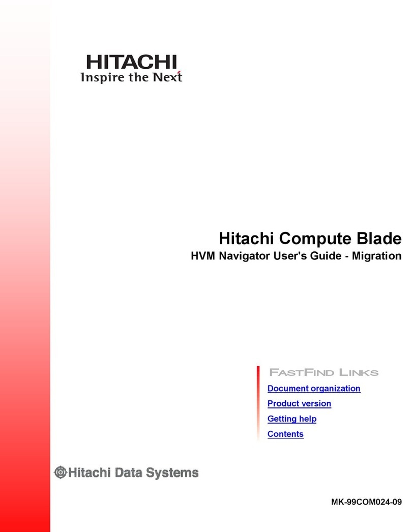 Hitachi HVM Navigator V03-06 User manual Hitachi HVM Navigator V03-06 User manual