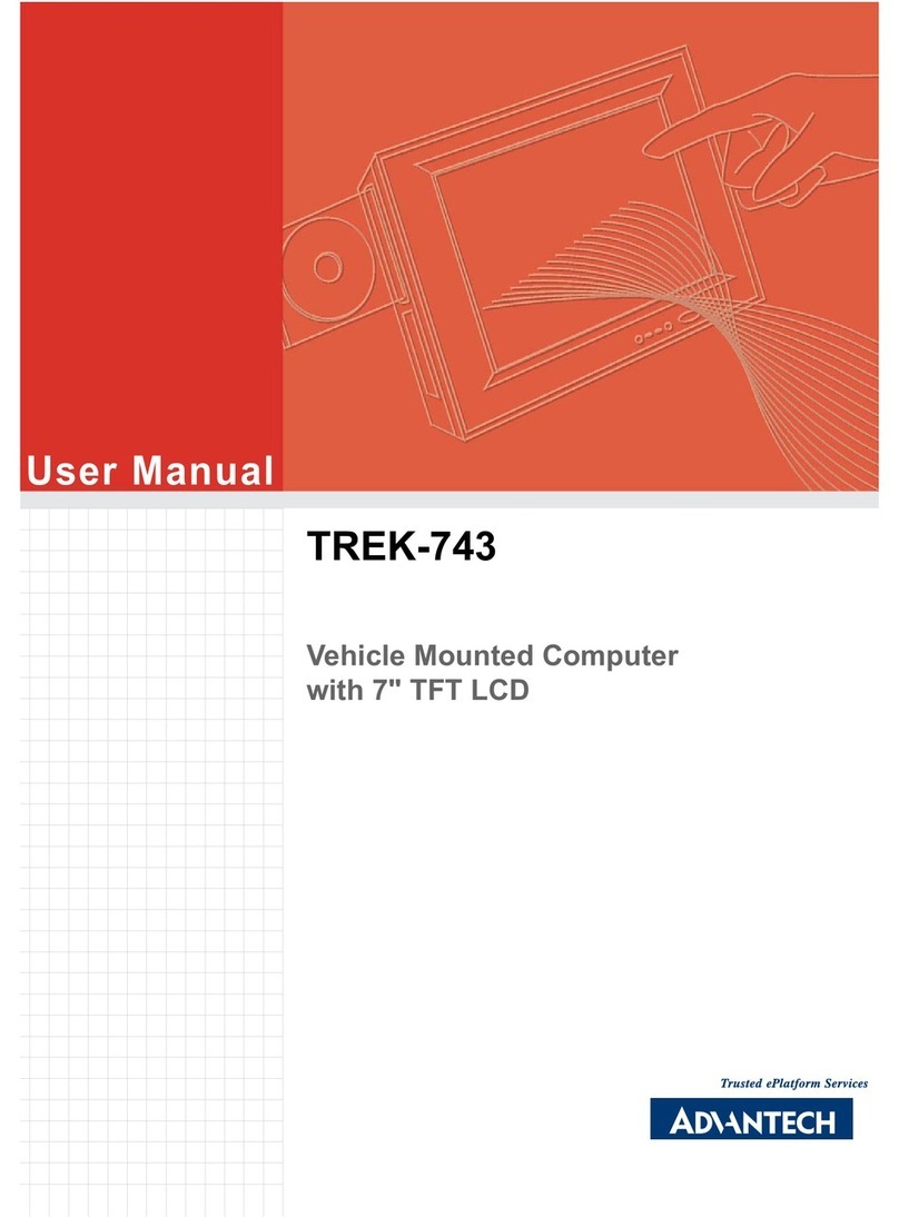 Advantech TREK-743 user manual