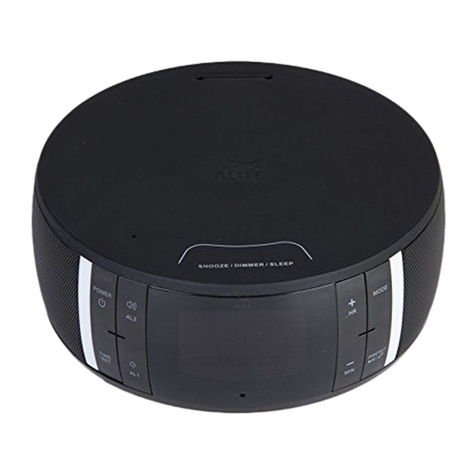 Altec Lansing timeMachine IMW465 owner's manual