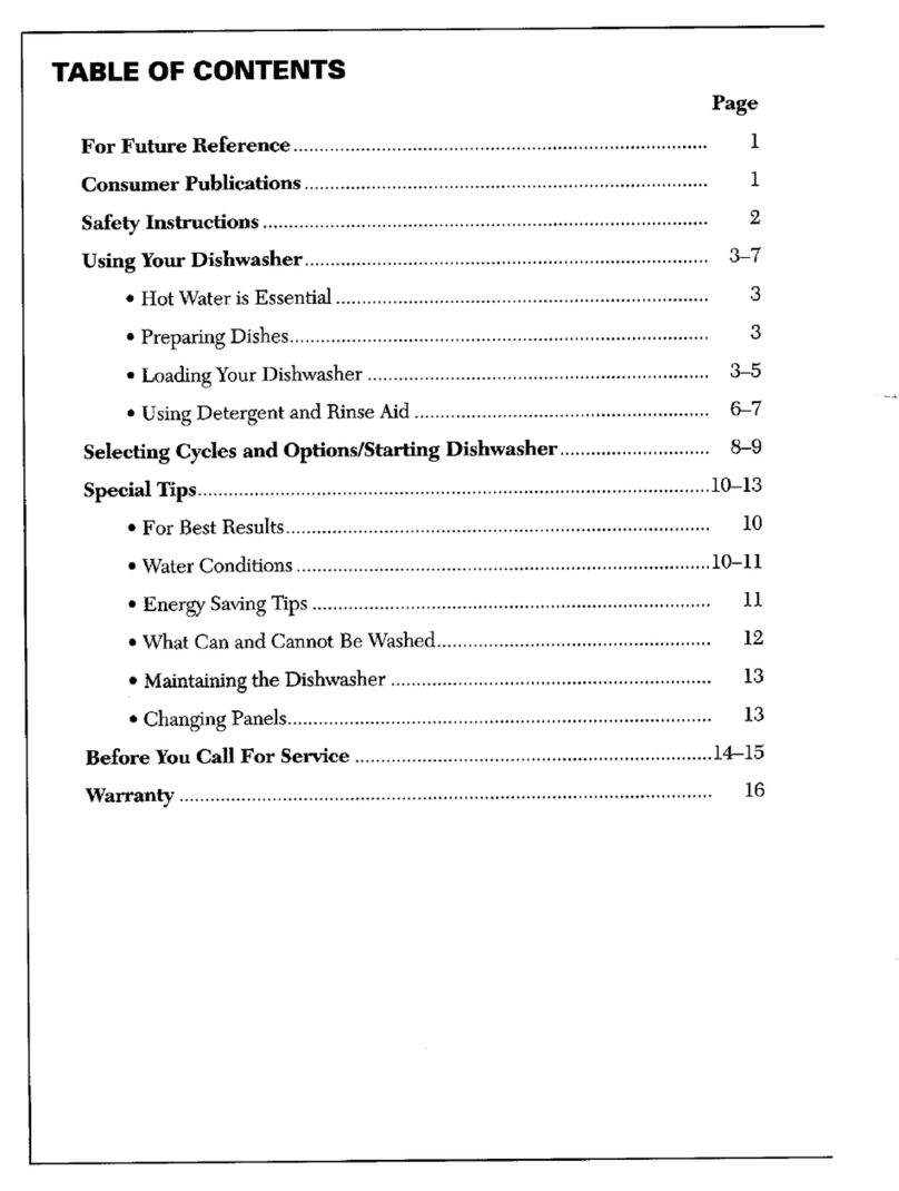 Maytag DWU4915BAX User manual