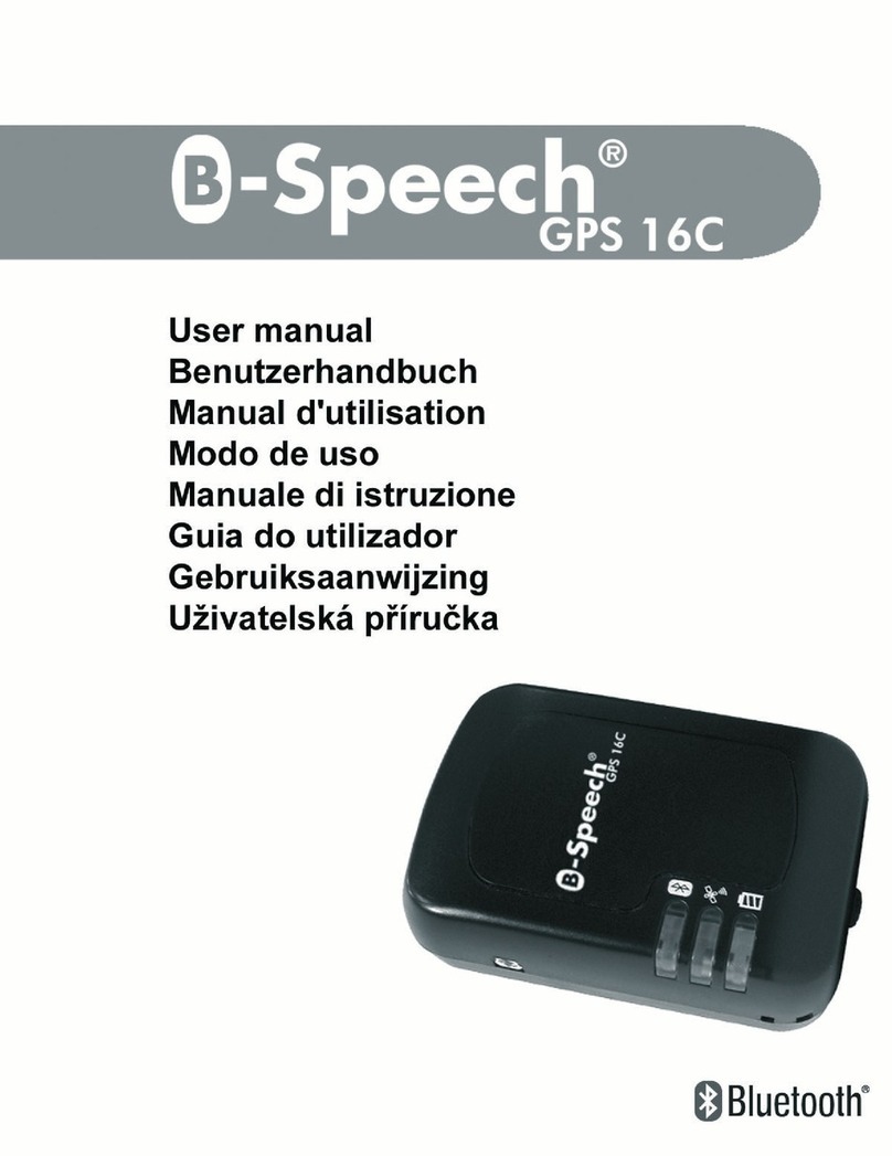 B-Speech GPS 16c user manual