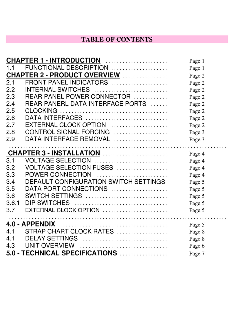 East Coast Datacom UDC-RDS Operation manual