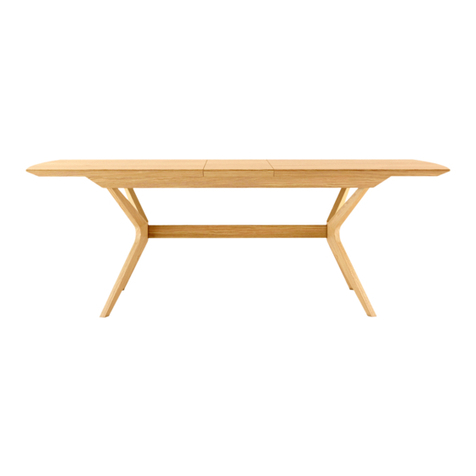 BROSA Elizabeth Extendable Dining Table User manual BROSA Elizabeth Extendable Dining Table User manual