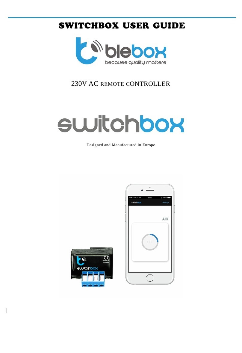 BleBox SwitchBox user guide