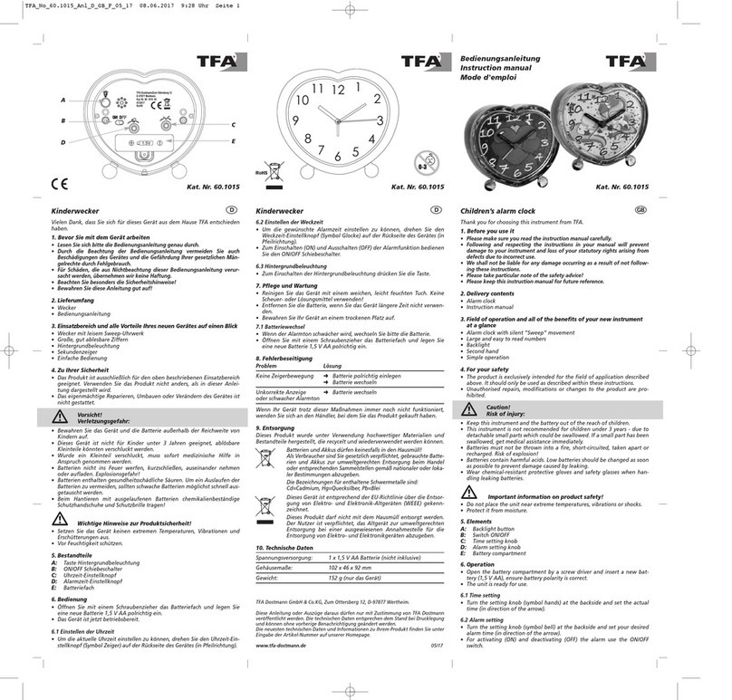 TFA 60.1015 User manual