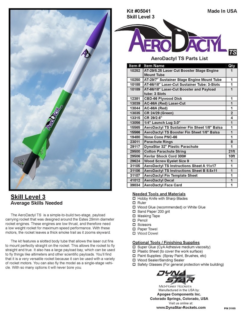 DynaStar AeroDactyl TS Assembly guide