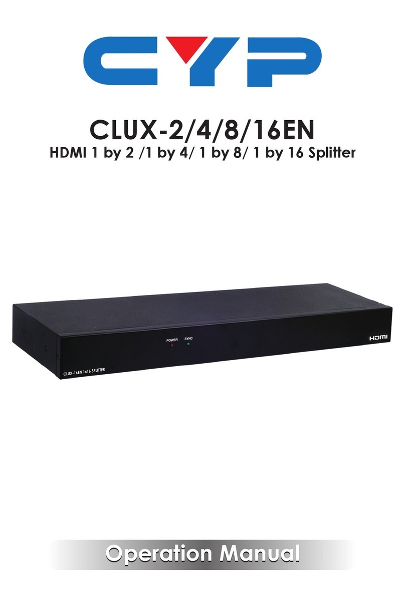 CYP CLUX-2 User manual