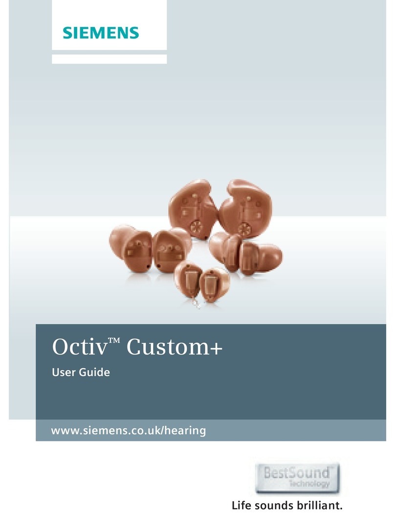 Siemens Octiv Custom+ User manual