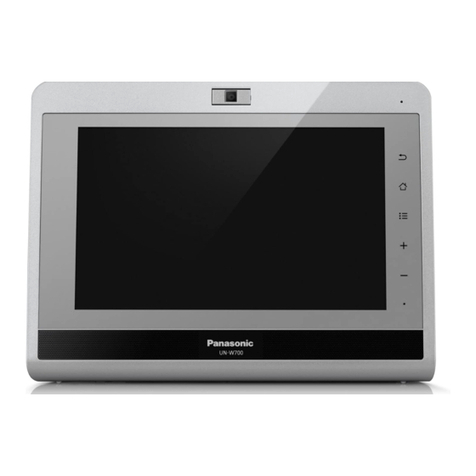 Panasonic UN-W700 Installation and service instructions