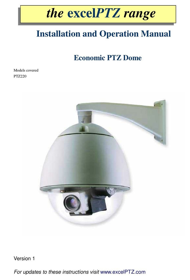excelPTZ PTZ220 User manual excelPTZ PTZ220 User manual