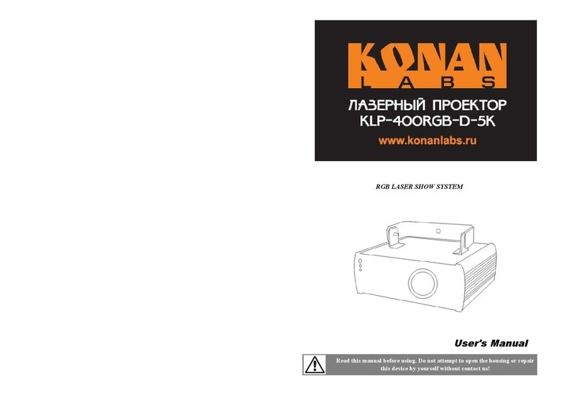 Konan Labs KLP-400RGB-D-5K user manual