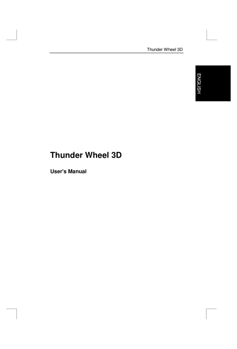 Trust Thunder Wheel 3D User manual Trust Thunder Wheel 3D User manual