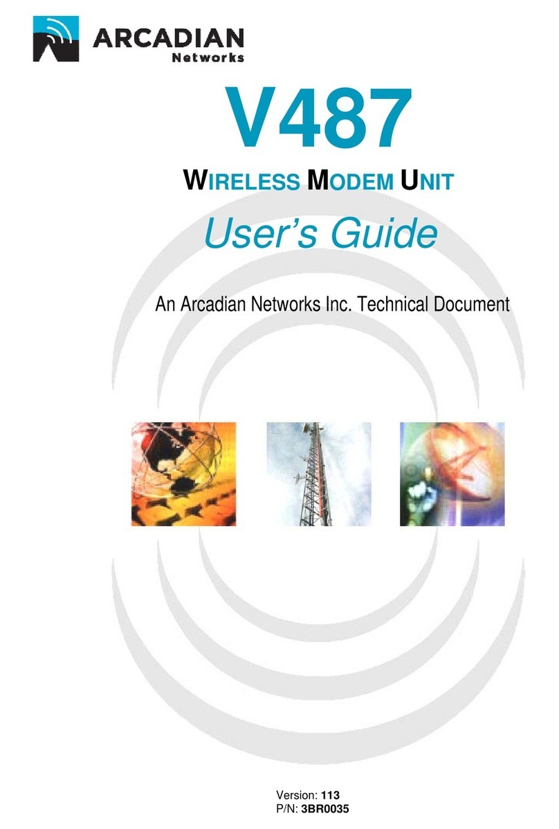 Arcadian Networks V487 user guide