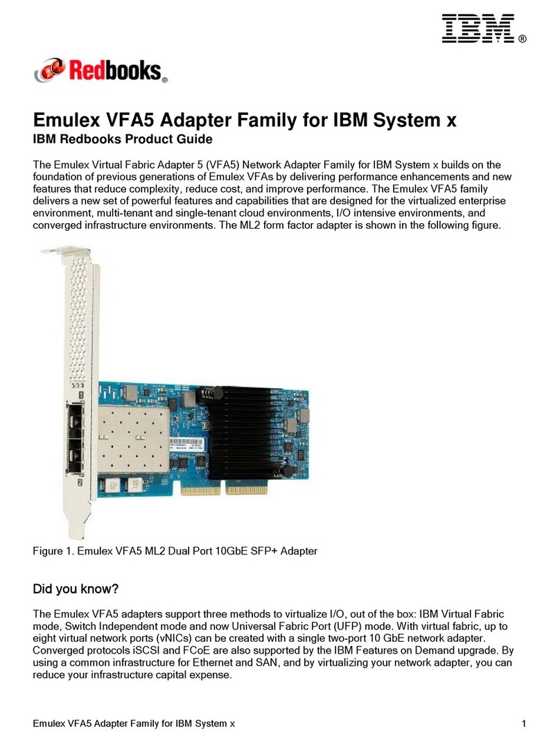 IBM Redbooks Emulex VFA5 User manual