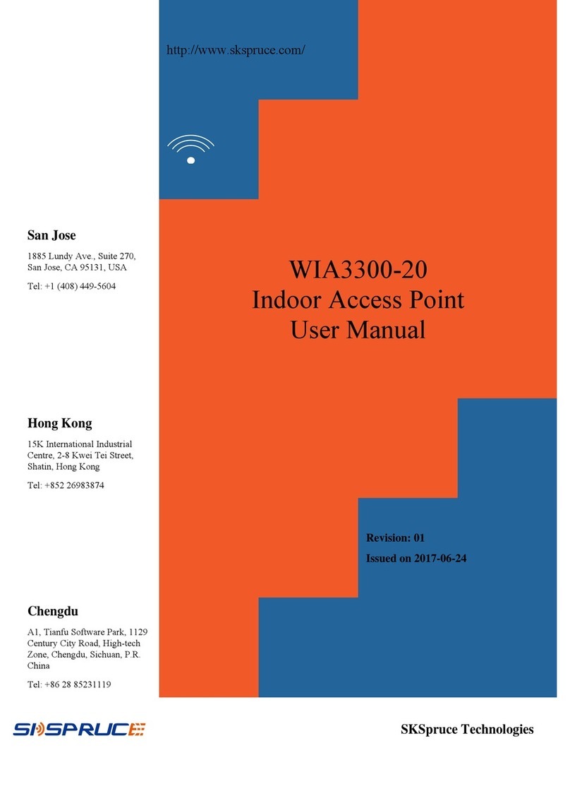SKSpruce WIA3300-20 user manual