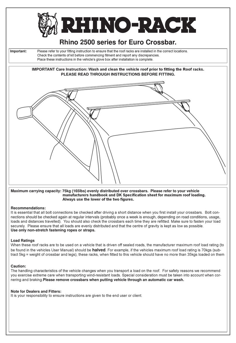 RHINO 2500 Series User manual RHINO 2500 Series User manual