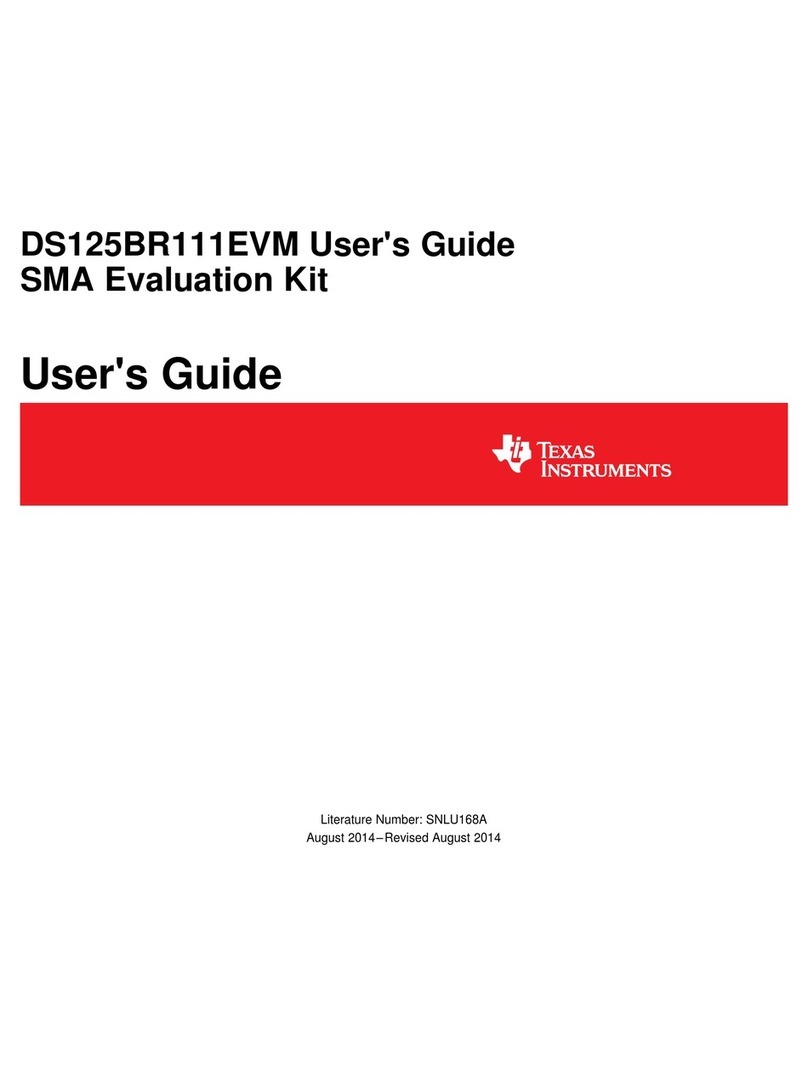 Texas Instruments DS125BR111EVM User manual