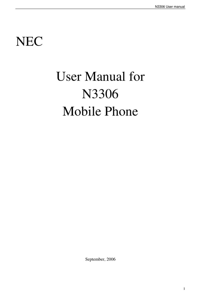 NEC N3306 User manual