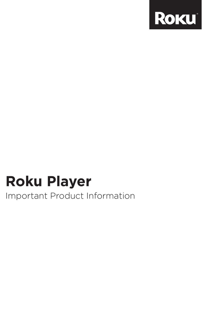 Roku player User manual