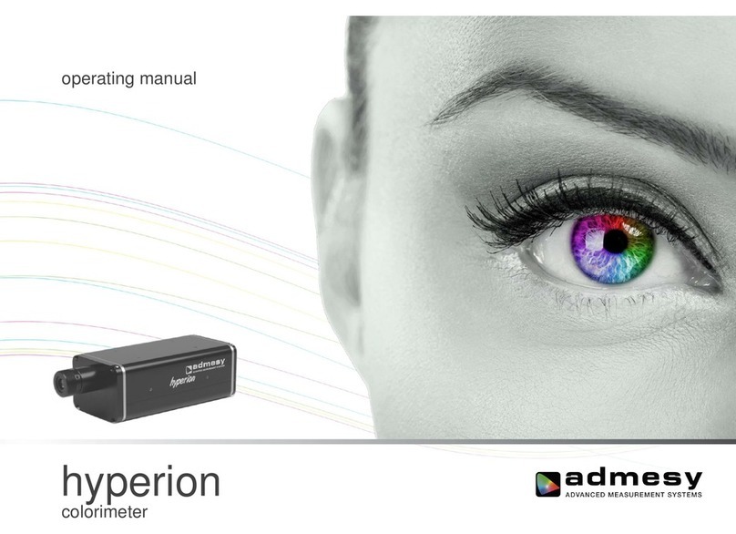 Admesy Hyperion Series operating manual