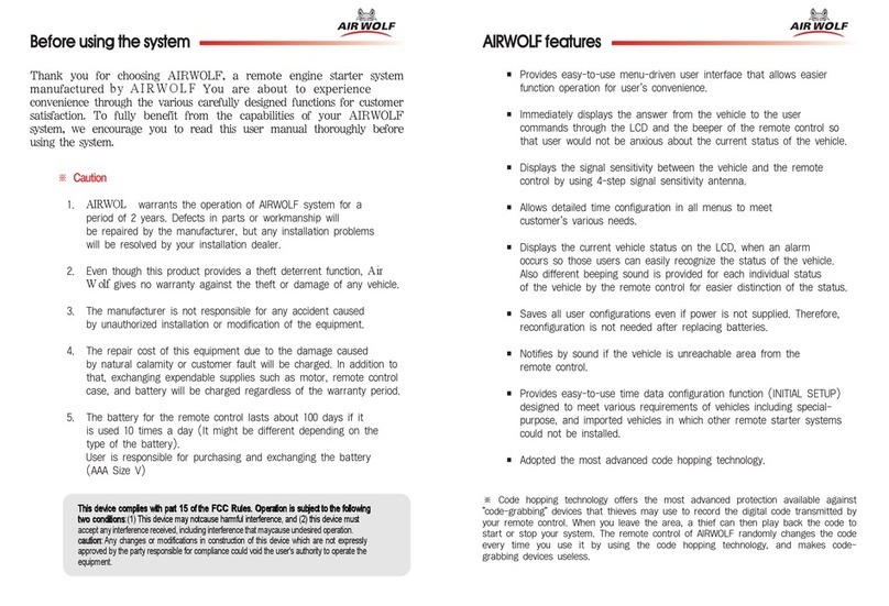 Air Wolf AIR-X5000B user manual