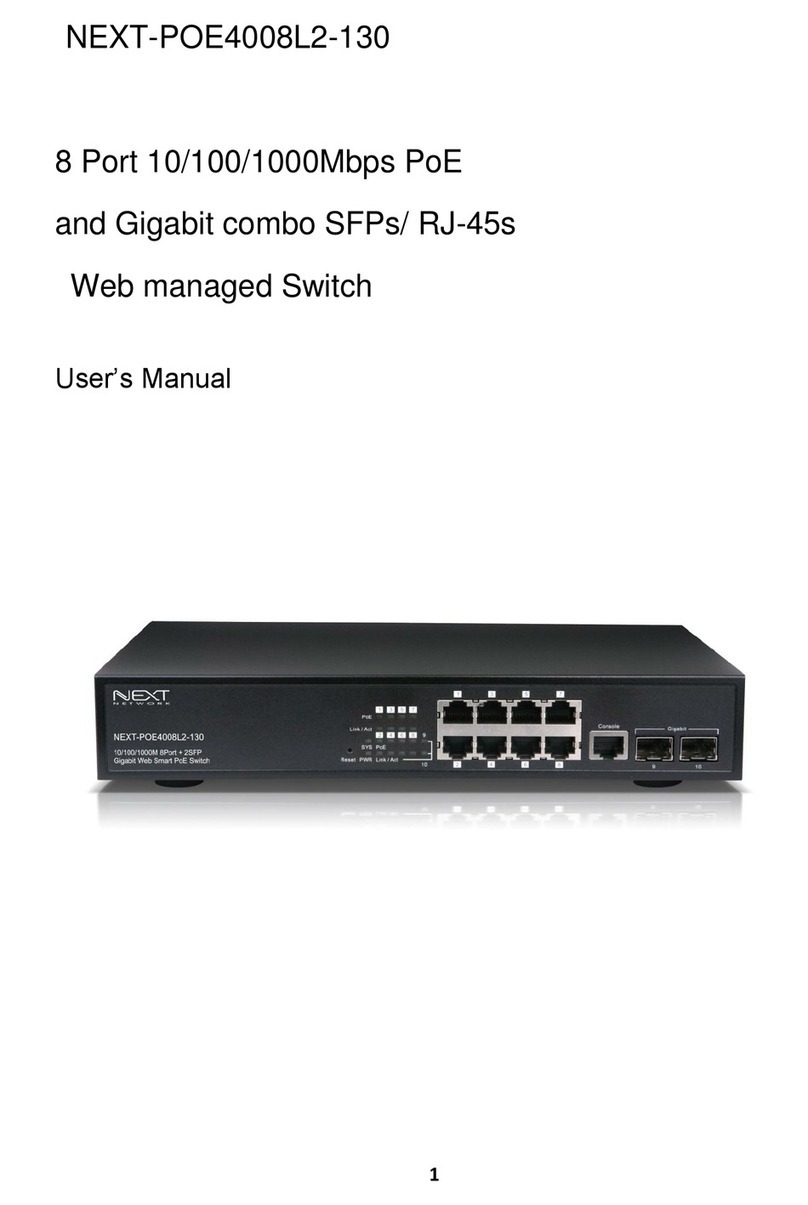Next Network NEXT-POE4008L2-130 user manual Next Network NEXT-POE4008L2-130 user manual