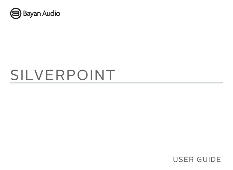 Bayan Audio SILVERPOINT user guide