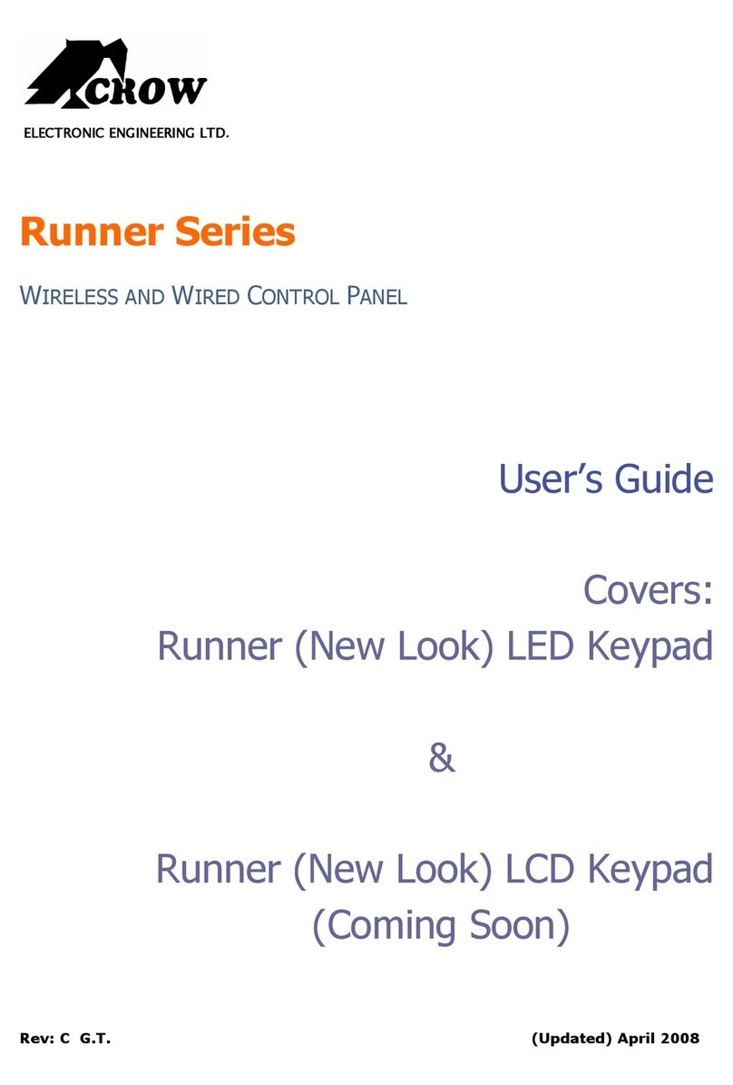 Crow Runner Series User manual