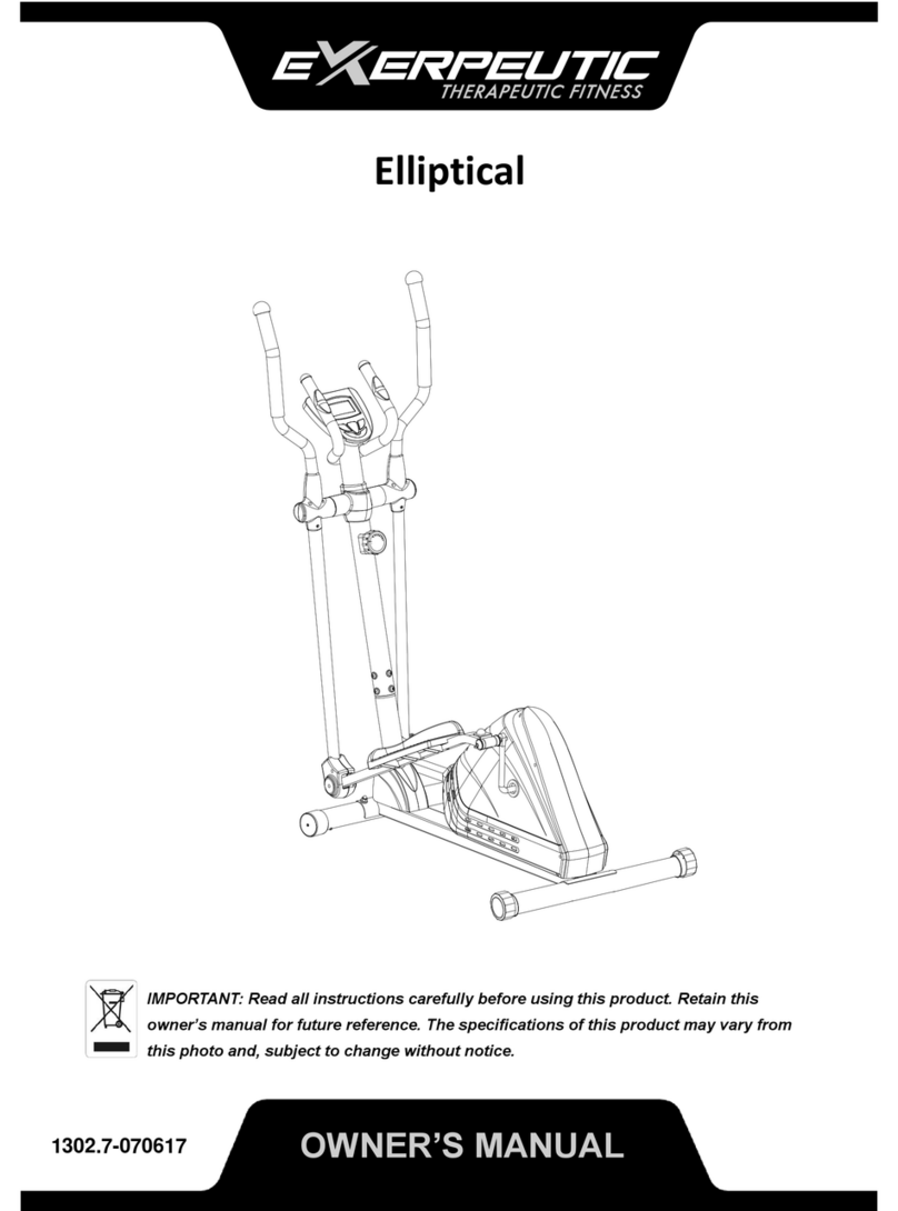 Exerpeutic 1302.7 User manual